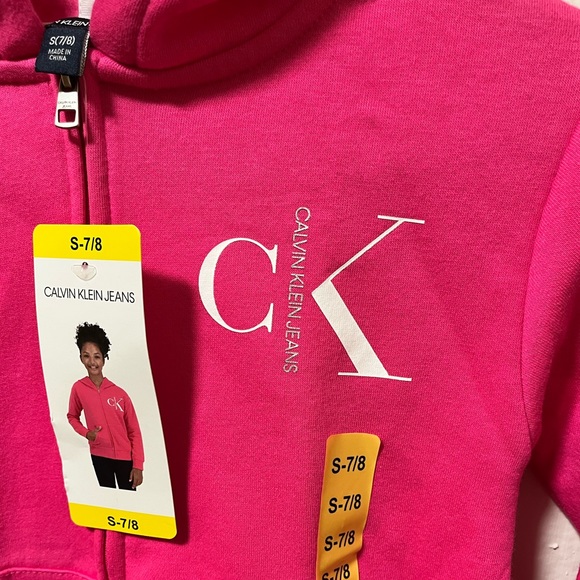 Calvin Klein Girls Hoodie - Picture 2 of 8
